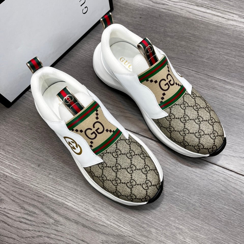 Gucci Sneaker Gg Canvas Beige White view 9