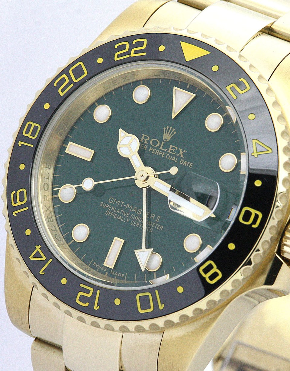 [Superclone] Rolex GMT-Master II 40mm Green Dial Oyster 116718LN view 3