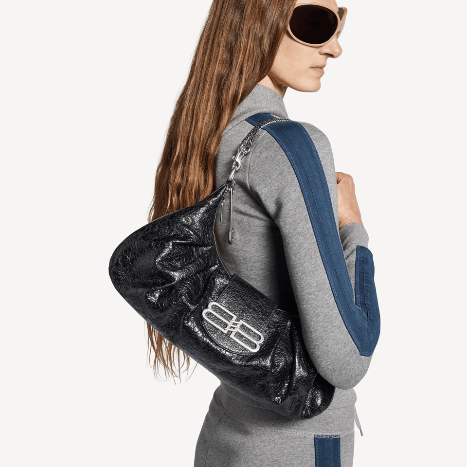 Balenciaga Pamela Shoulder Bag Black 41cm/16.1in view 4