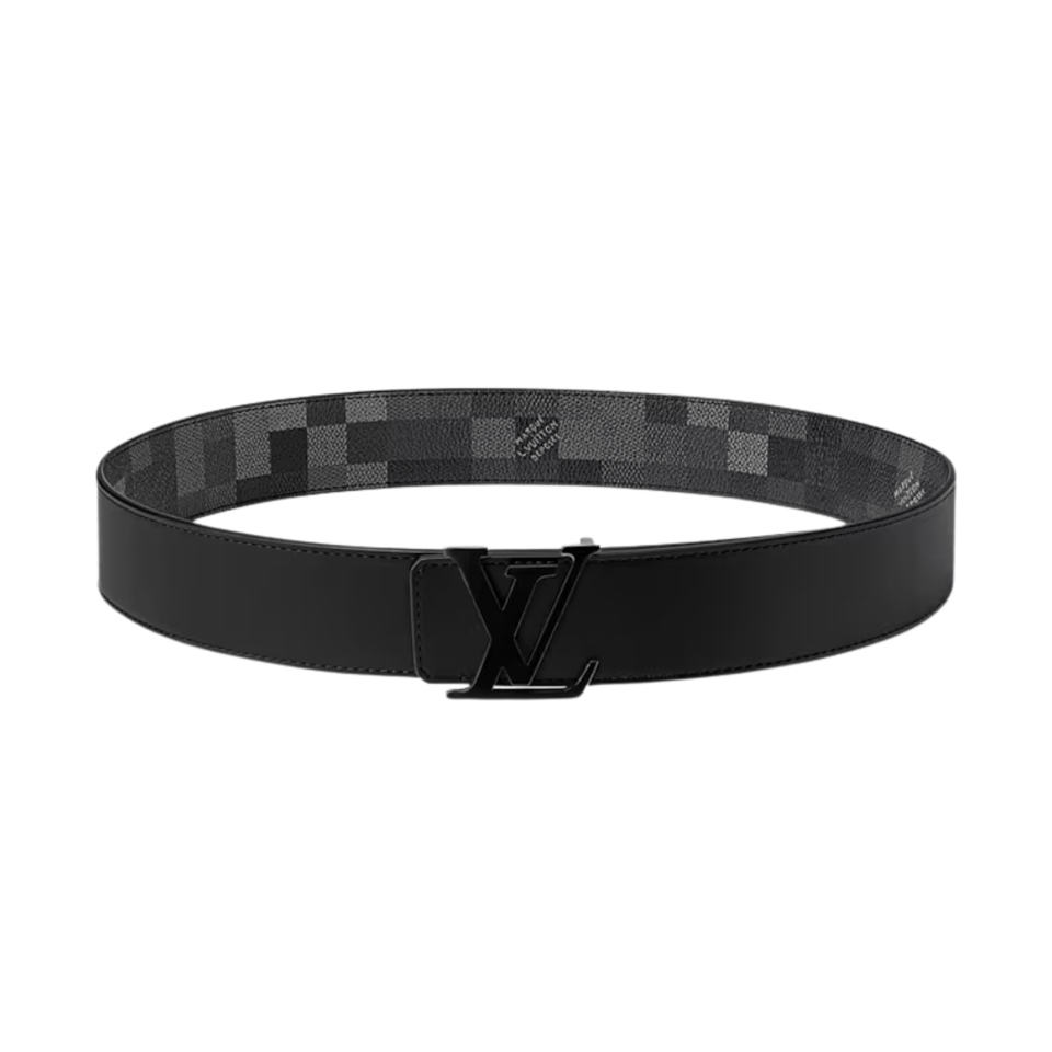 Louis Vuitton LV Initiales Damoflage 40mm Reversible Men Belt M8958Q view 4