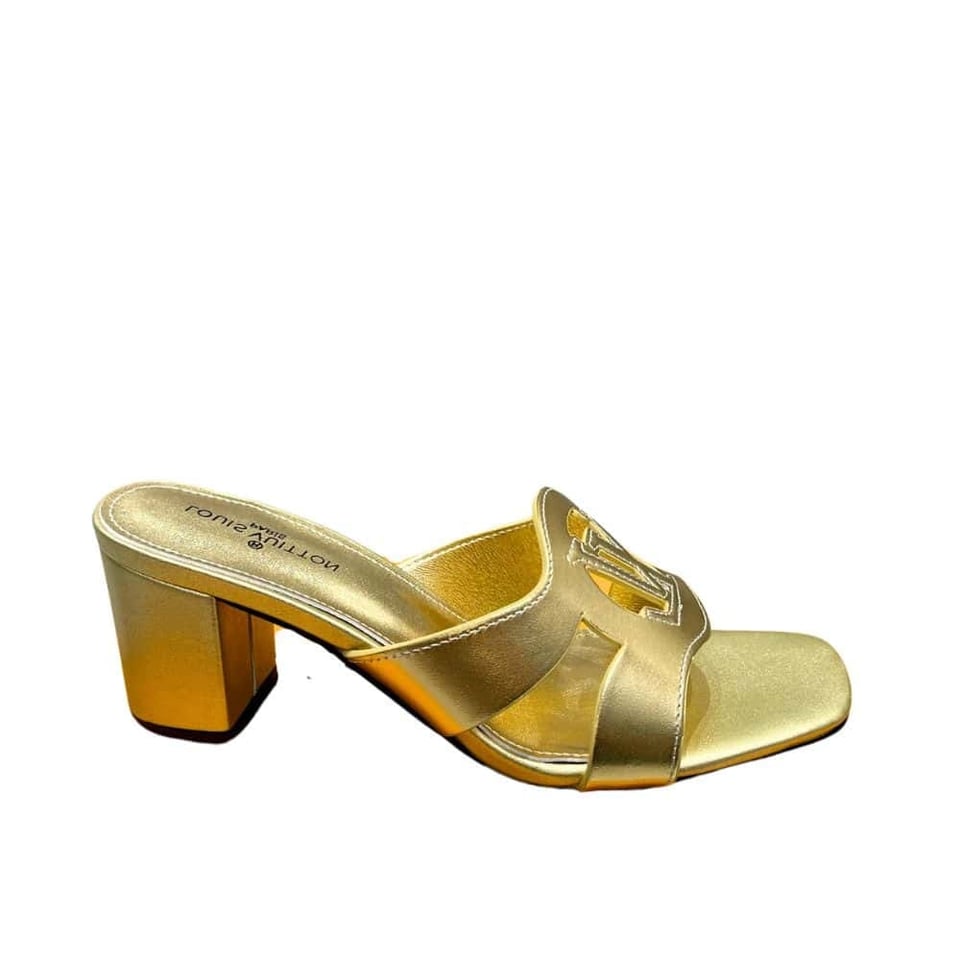 Louis Vuitton Lv Isola Mule Gold view 2