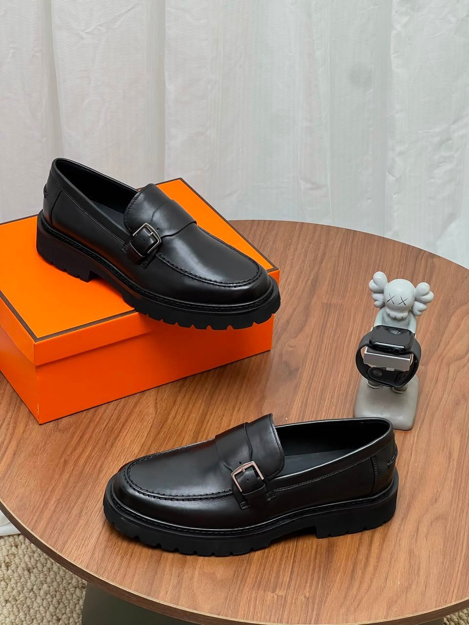 Hermes Maxime Loafer Noir Color Calfskin H261977ZA01390 view 4