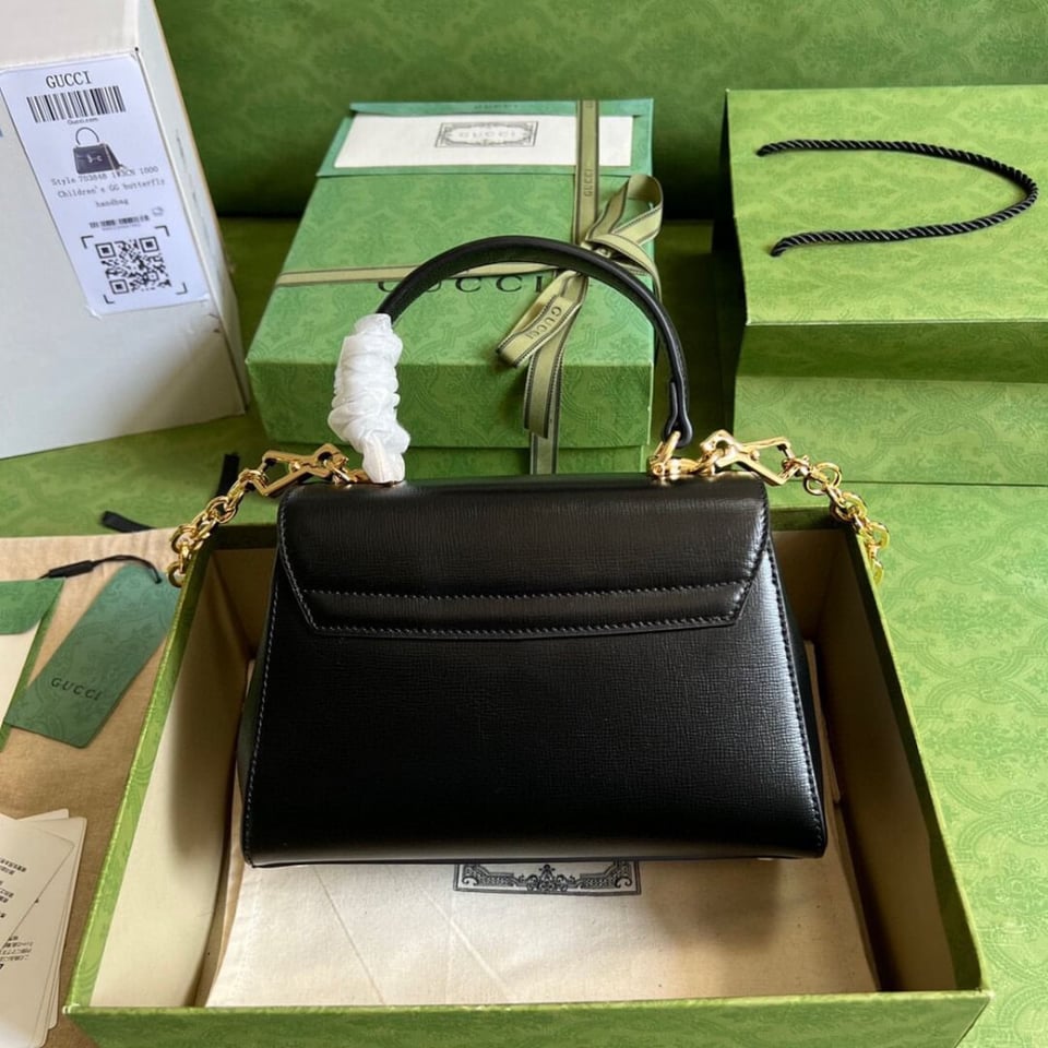 Gucci Horsebit 1955 Leather Top Handle Bag view 4