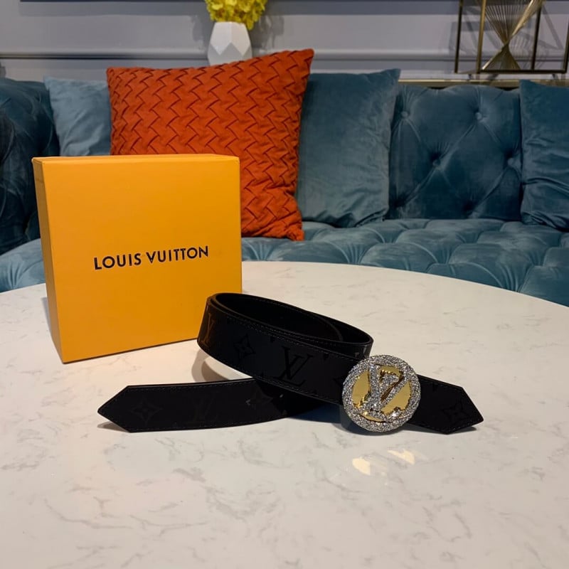 Louis Vuitton LV Circle 30mm Reversible Belt M0139W Silver view 2