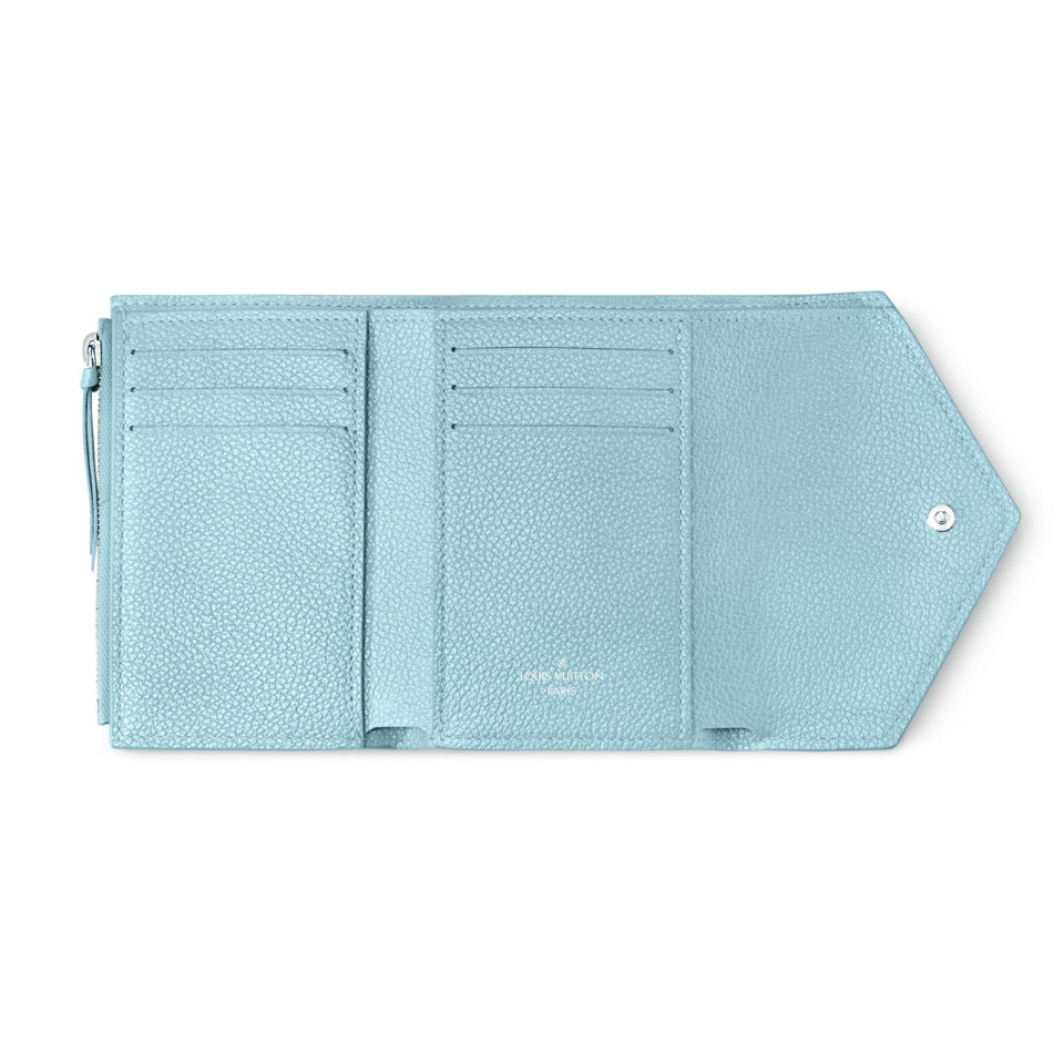 Louis Vuitton Blue Victorine Wallet For Women 12cm M12746 view 6