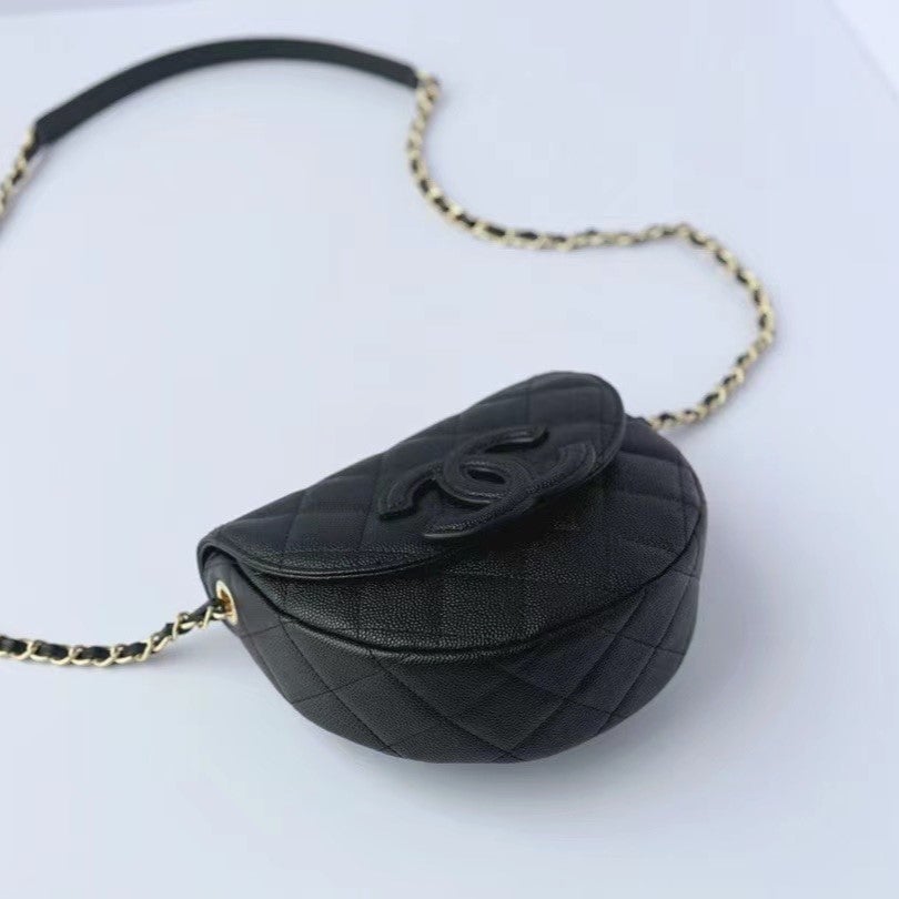 Chanel Mini Messenger 19Cm Black Caviar view 6