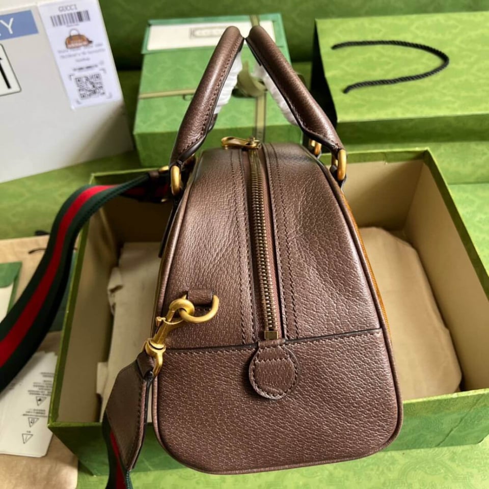 adidas x Gucci Mini Duffle Bag in GG Crystal Canvas view 9