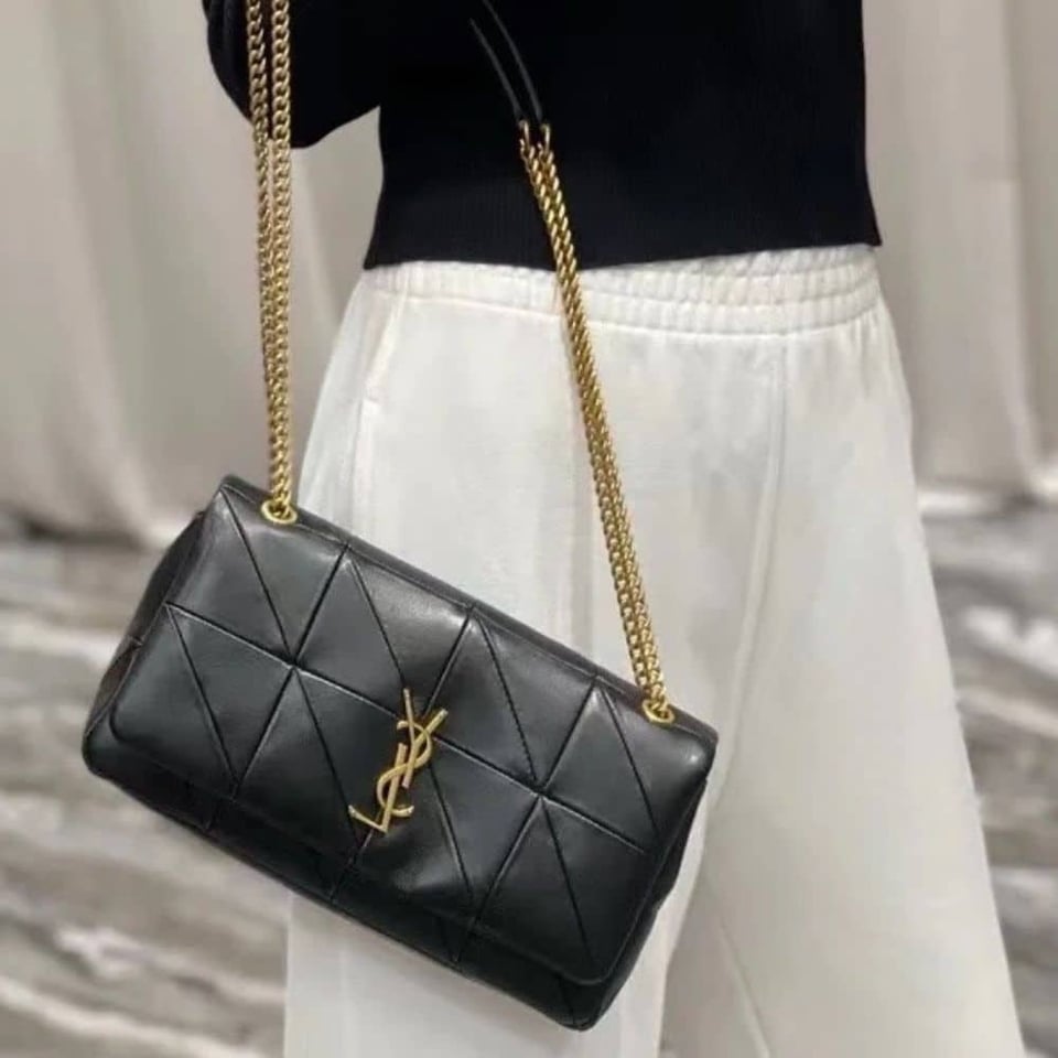 Saint Laurent Jamie Medium In Black 26Cm view 4