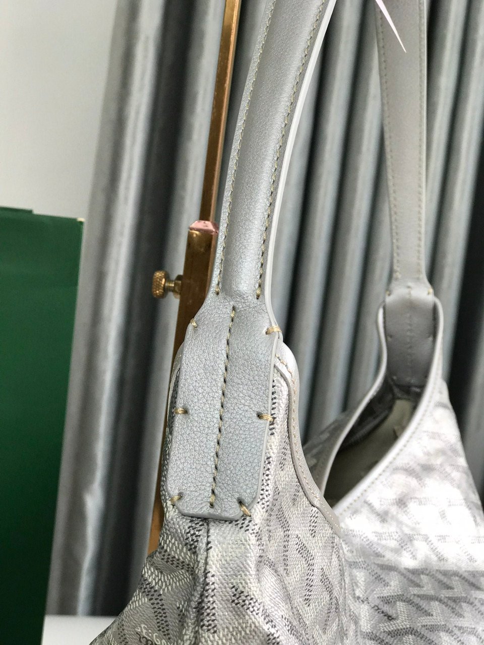 Goyard Hobo Boheme 42Cm Light Grey Canvas view 7