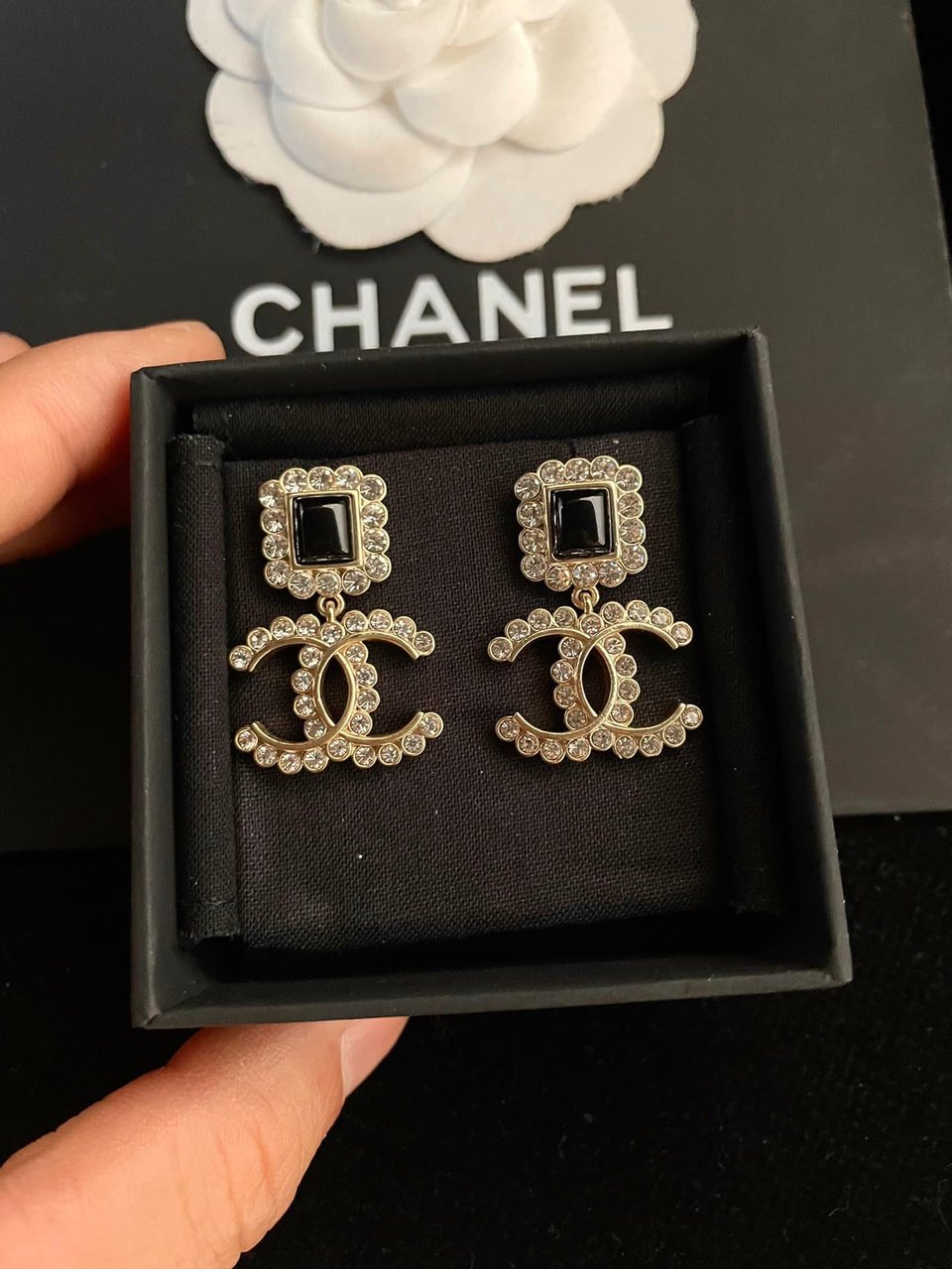 Chanel Cc Earrings view 2