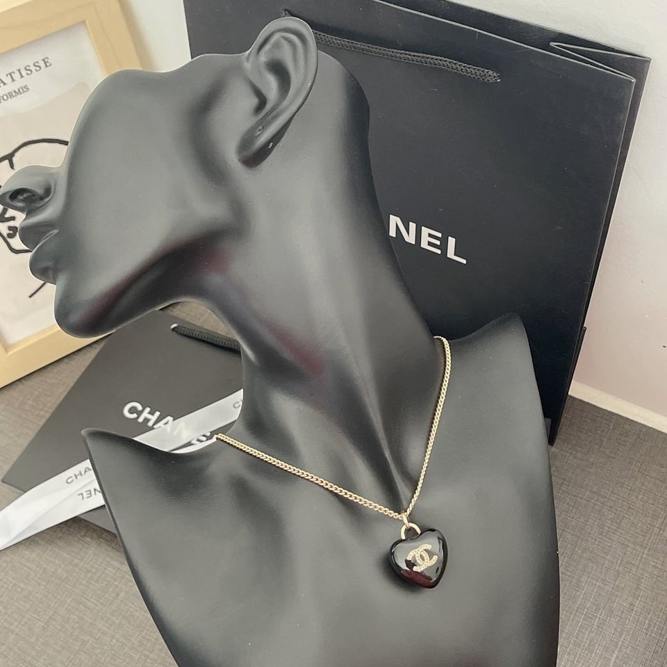 Chanel And Gold Metal Necklace Ab9463 B09327 Nk812 view 5