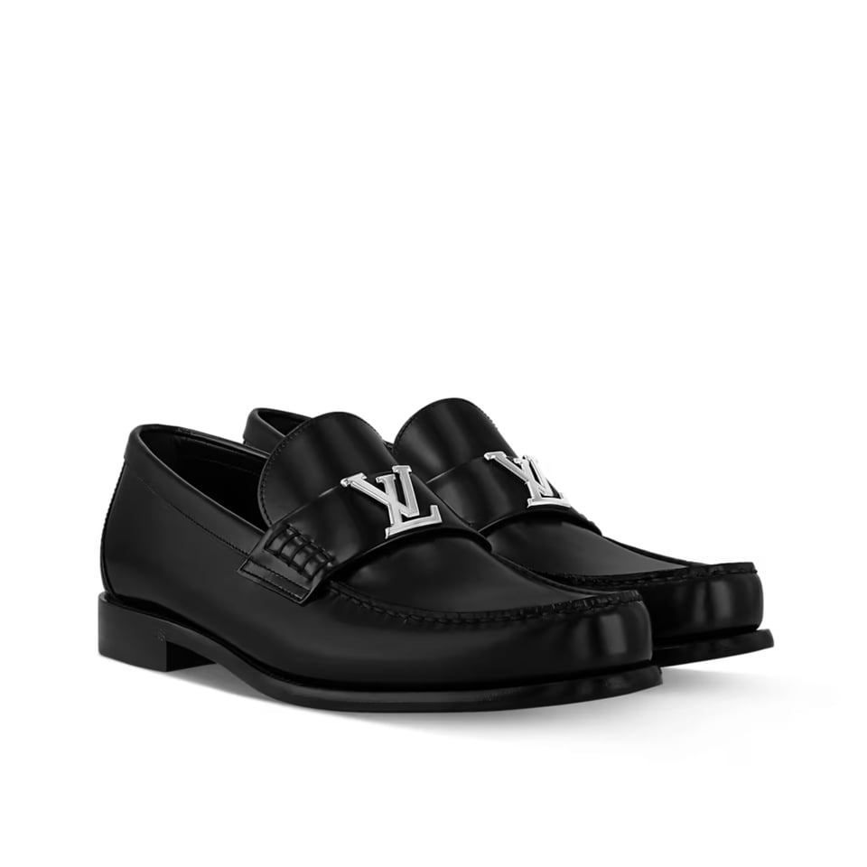 Louis Vuitton LV Major Loafer Black for Men 1AHAU2 view 2