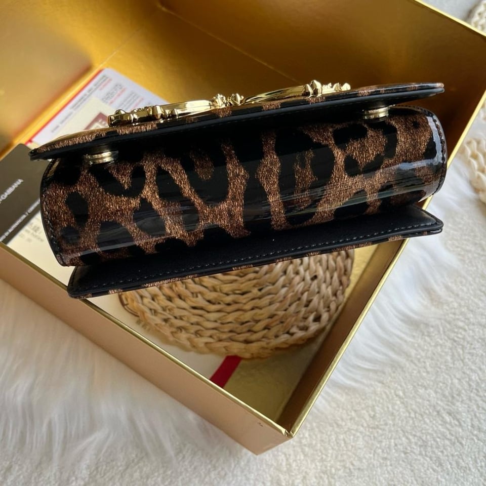 Dolce &amp; Gabbana Leopard Dolce Gabbana Devotion Bag 21cm view 6