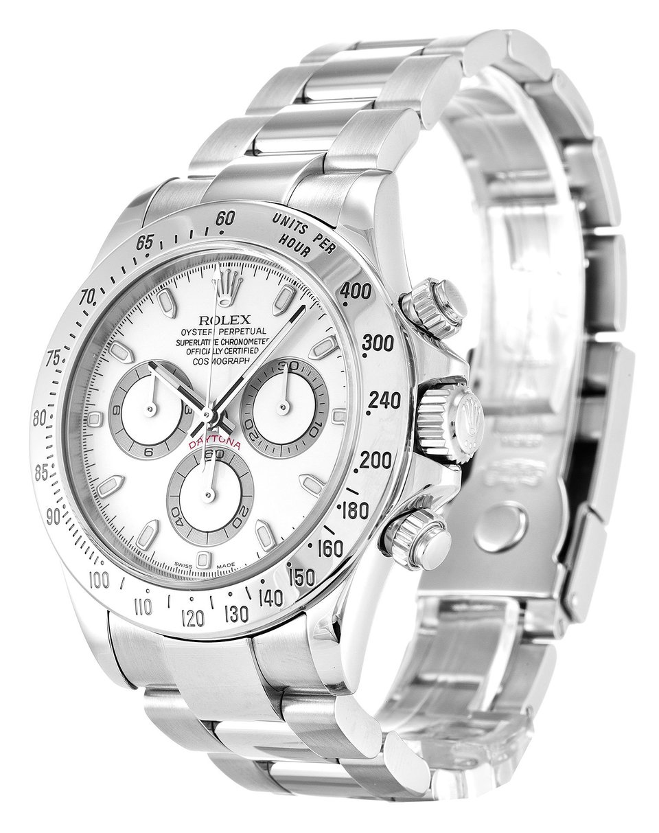 Rolex Daytona 40mm White Dial 116520 High Quality view 4