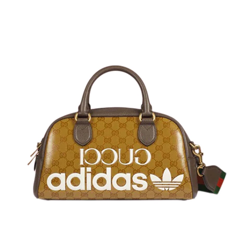 adidas x Gucci Mini Duffle Bag in GG Crystal Canvas view 2