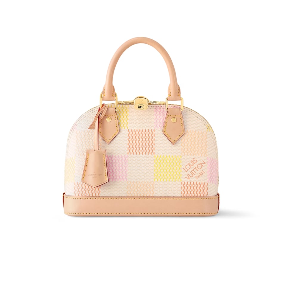 Louis Vuitton Alma Bb Damier Canvas Peach 23Cm N40516