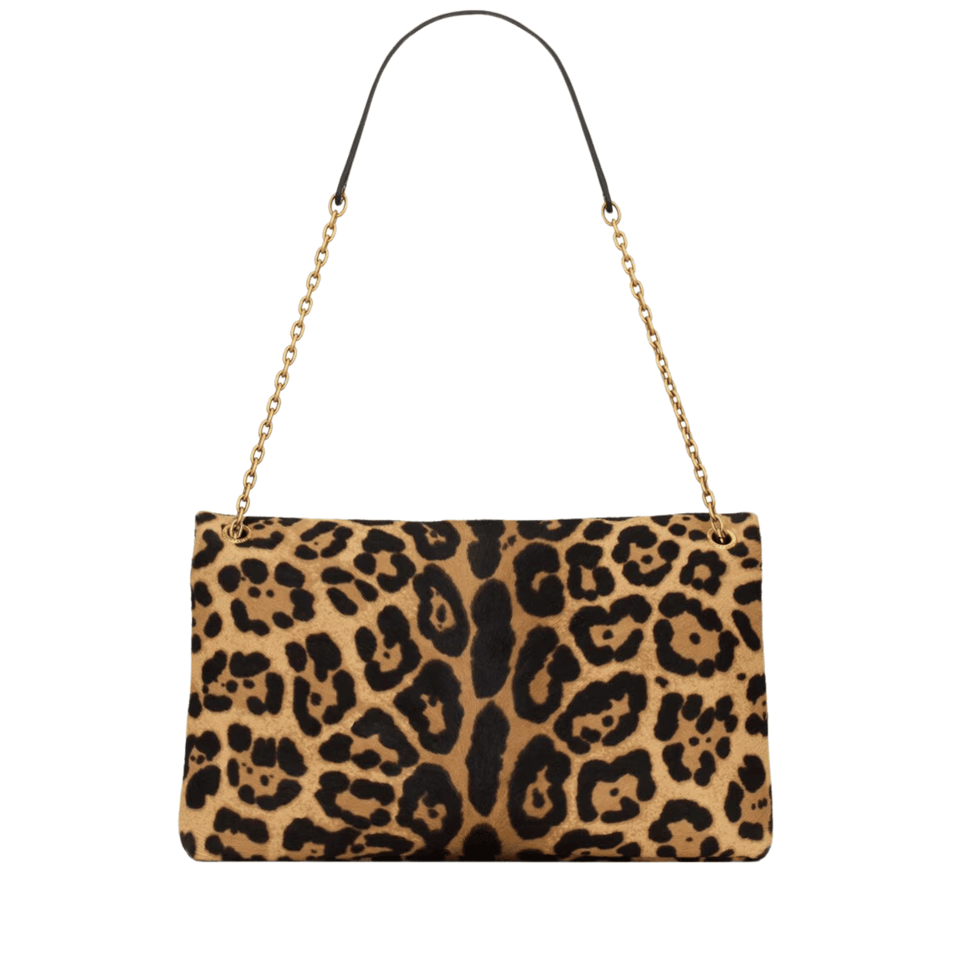 Saint Laurent Leopard Luxe Shoulder Bag 30cm view 6