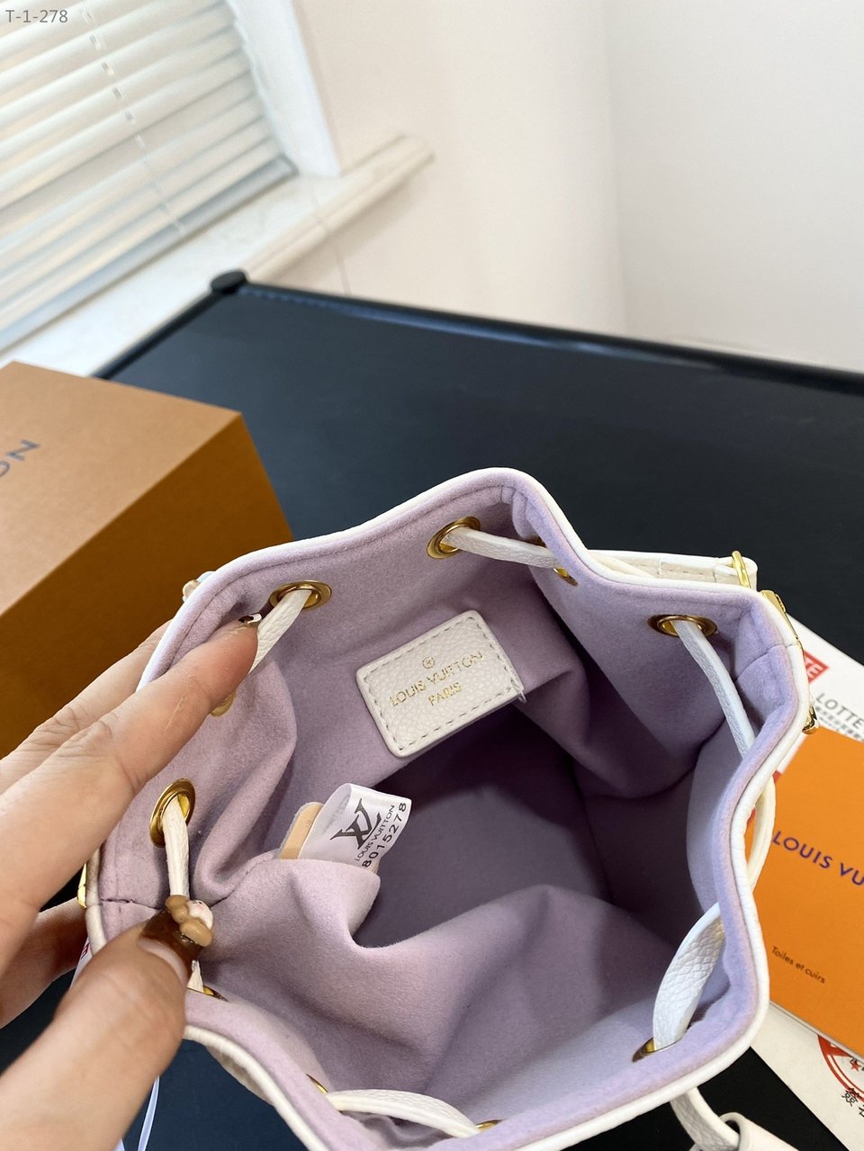 Louis Vuitton Noe Nano White With Purple 17Cm M82933 view 10