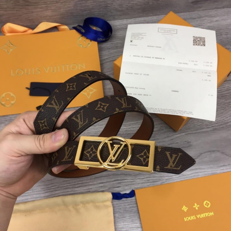 Louis Vuitton Dauphine 25mm Reversible Belt M0196U view 5