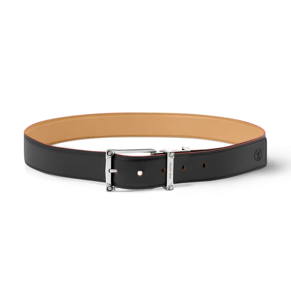Lv Corner Pin Trunk 35mm Reversible Belt M4673U view 3