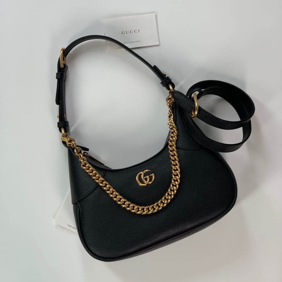 Gucci Aphrodite Small Shoulder Bag Black view 9