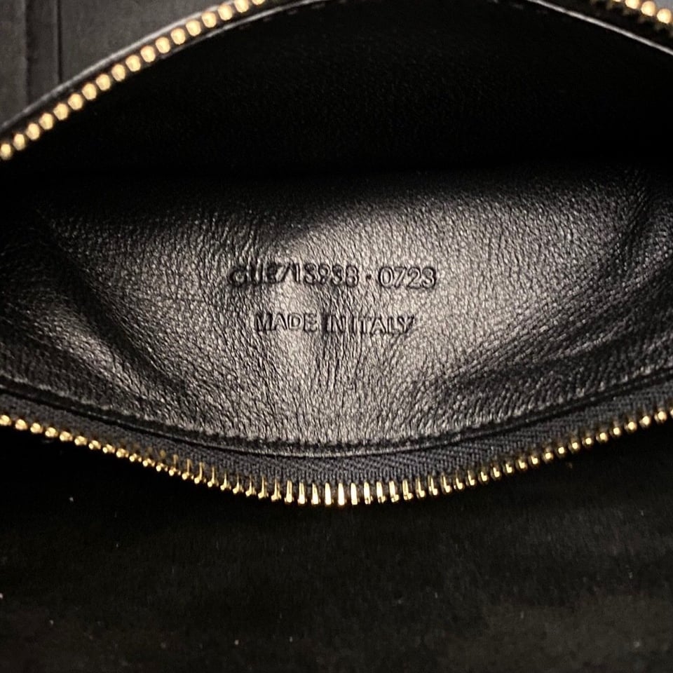 Saint Laurent Le 5 A 7 Soft Small Hobo Bag In Smooth Leather Black 27cm view 11