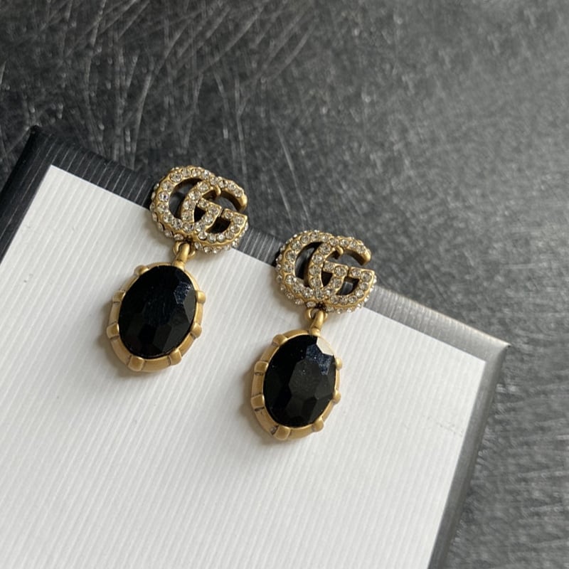 Gucci Gg Black Earrings view 2