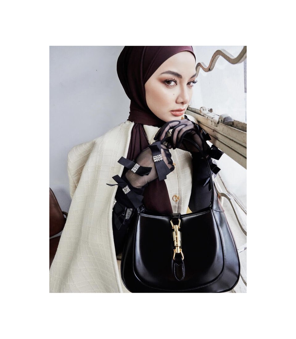 Gucci Jackie 1961 Small Hobo Bag In Black Leather 27.5cm view 3
