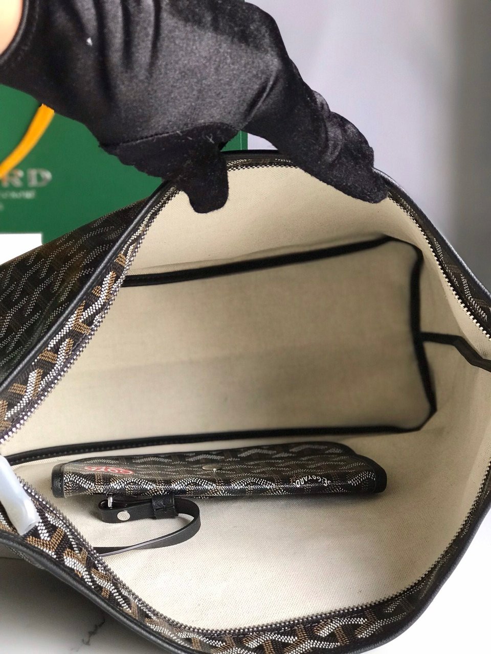 Goyard Hobo Boheme 42Cm Black Canvas view 10