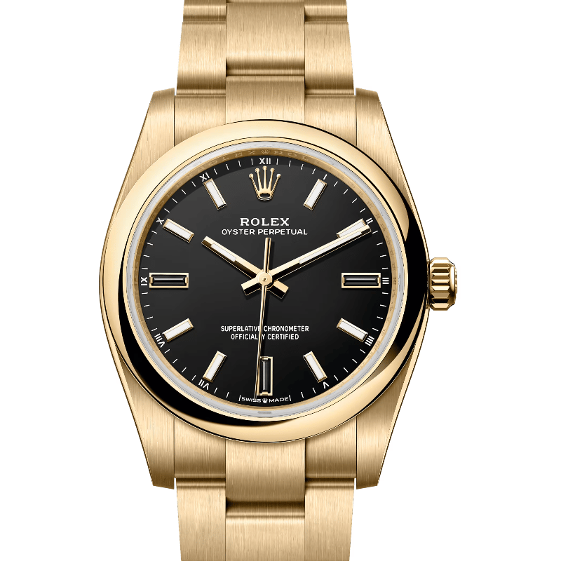 [Superclone] Rolex Oyster Perpetual 34mm Black Dial Oyster 124208 view 2
