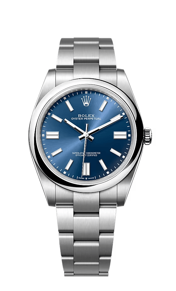[Super Clone] Rolex Oyster Perpetual 41mm Blue Dial 124300