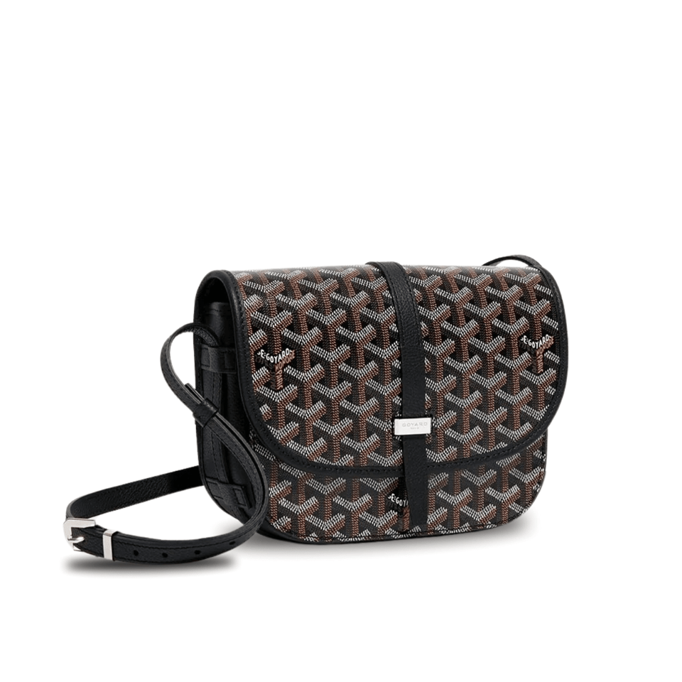Goyard Belvedere Pm Bag 21Cm Black Canvas view 2