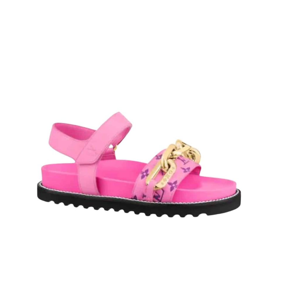 Louis Vuitton Paseo Flat Comfort Sandal Pink view 2