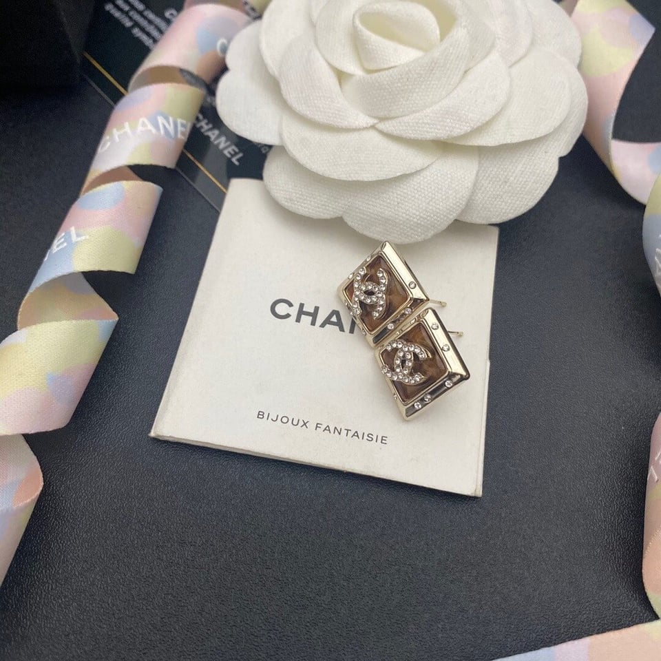 Chanel Cc Earrings view 5