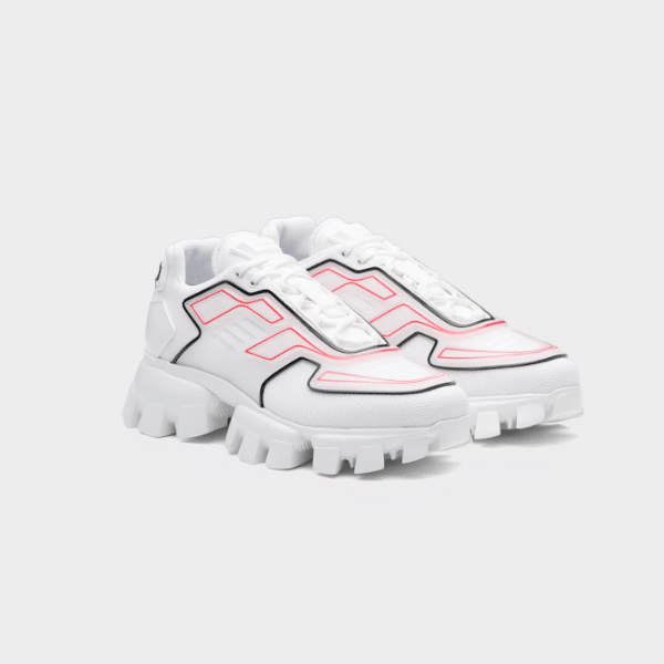 Prada Cloudbust Thunder Sneakers With White And Red 2Eg2933Lgnf0009 view 2