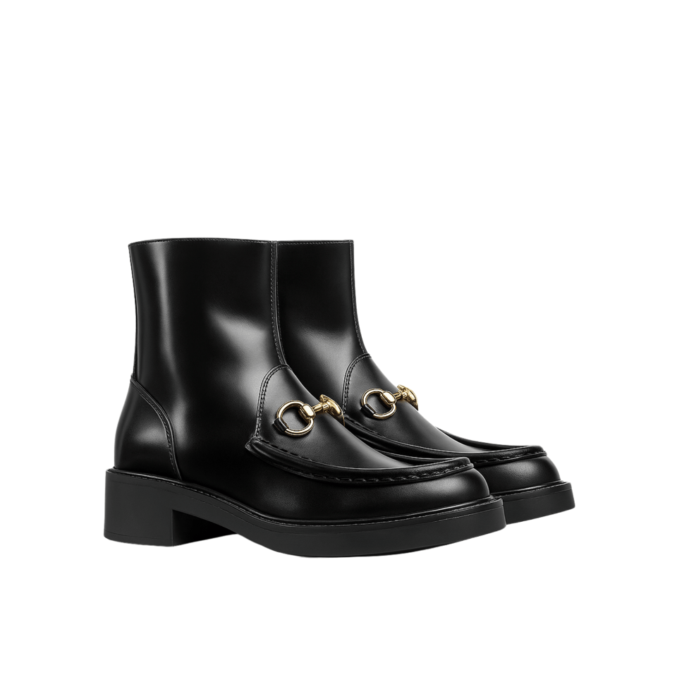 Gucci Women’S Horsebit Boot Black view 2