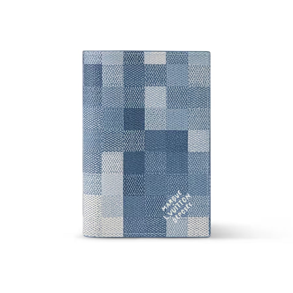 Louis Vuitton Passport Cover 10cm Indigo Blue M28616
