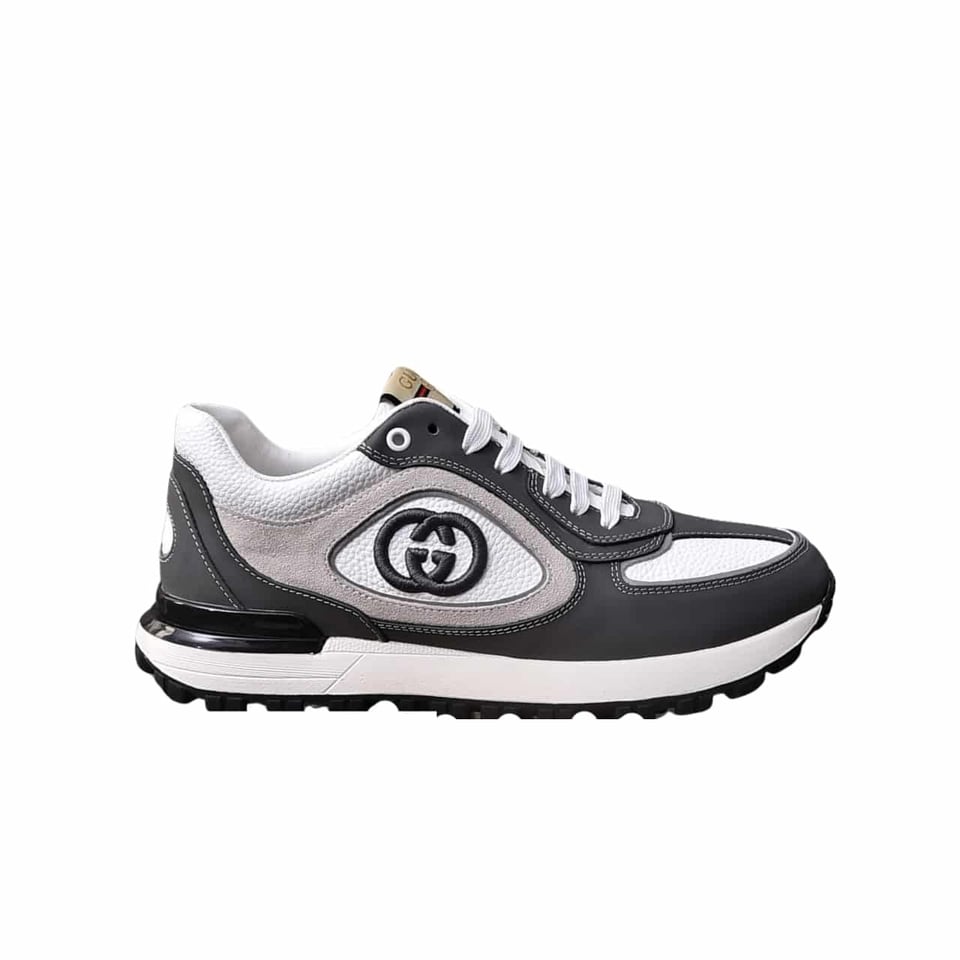 Gucci Double G Men’S Run Sneaker Gray view 2