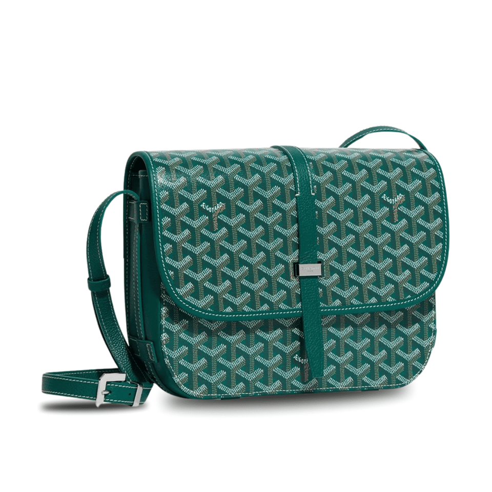 Goyard Belvedere Mm Bag 28Cm Green Canvas view 2