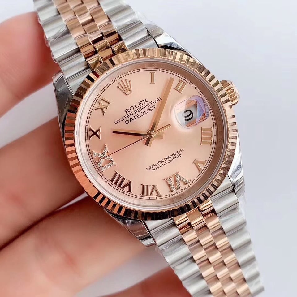 [Superclone] Rolex Datejust 36mm Rosé – Colour Dial Jubilee 126231 view 9