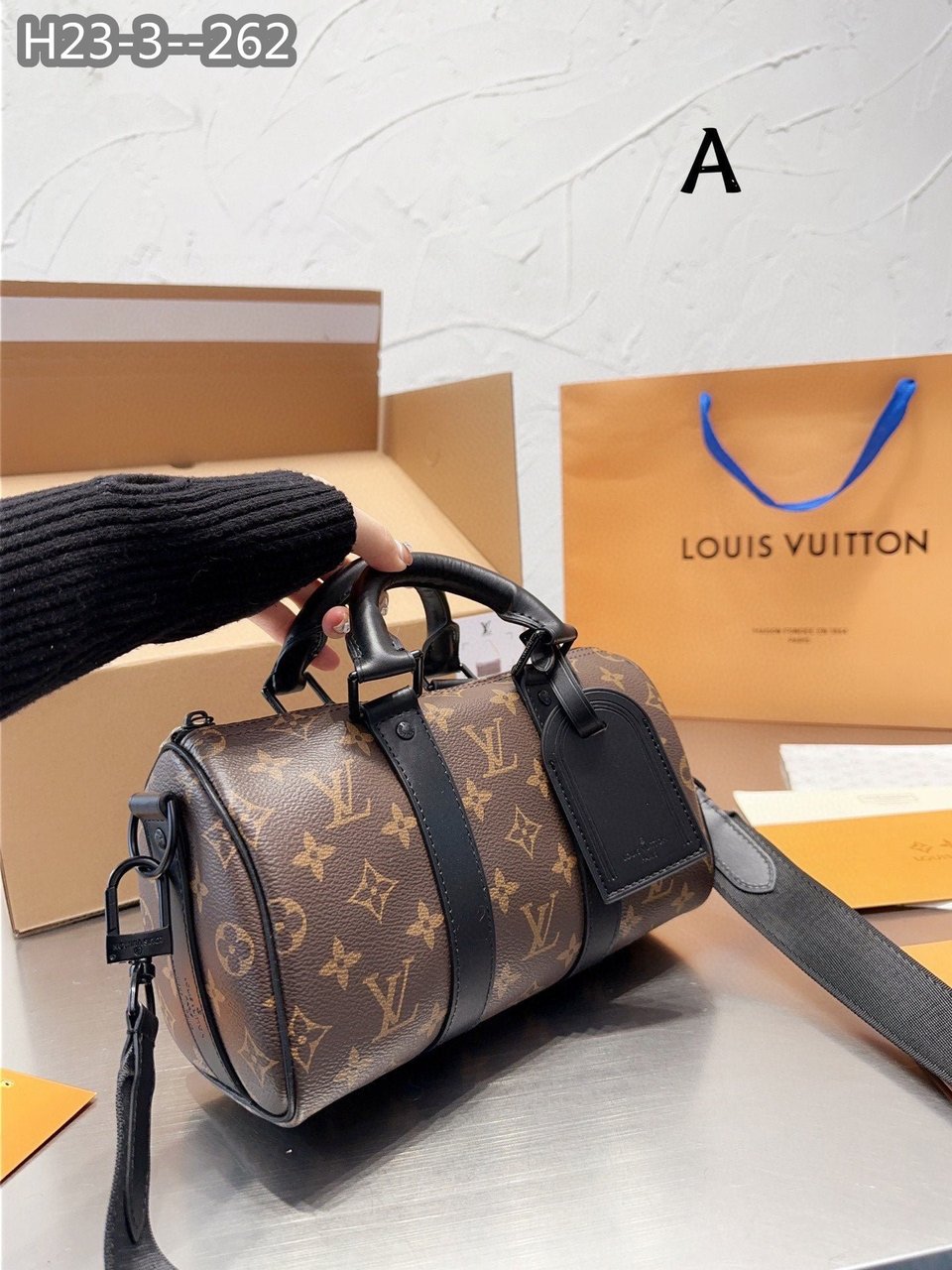 Louis Vuitton Keepall Bandouliere 25 Brown M46271 view 6