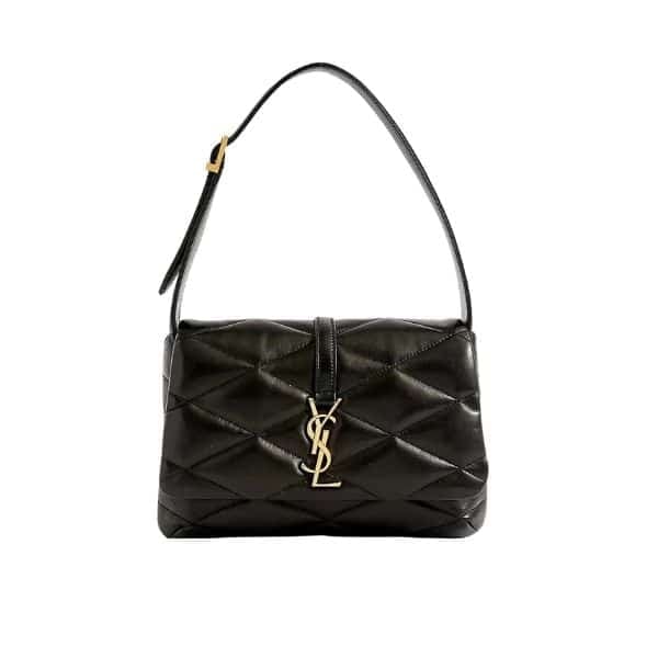 Saint Laurent Le 57 Quilted Leather Shoulder Bag Black 23Cm view 2