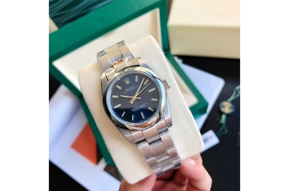 Rolex Oyster Perpetual 31/41mm SS/SS Blue/Stk view 3