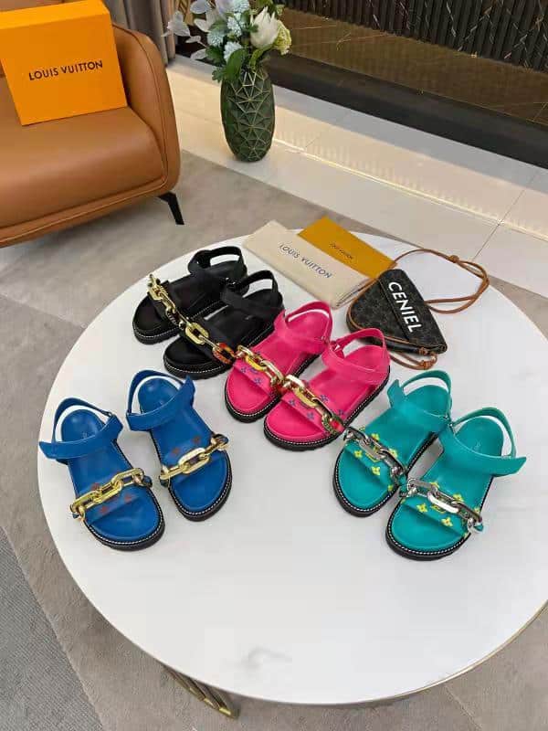 Louis Vuitton Paseo Flat Comfort Sandal Pink view 10