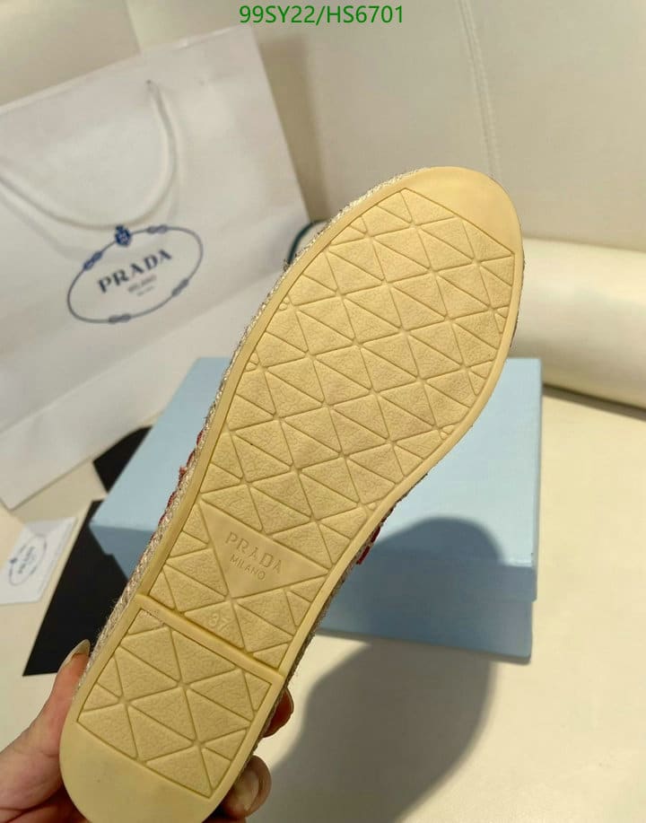 Prada Linen Espadrilles White view 9