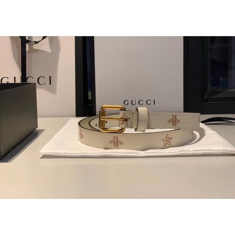 Gucci Belt With Bees And Stars Print 576178 view 3