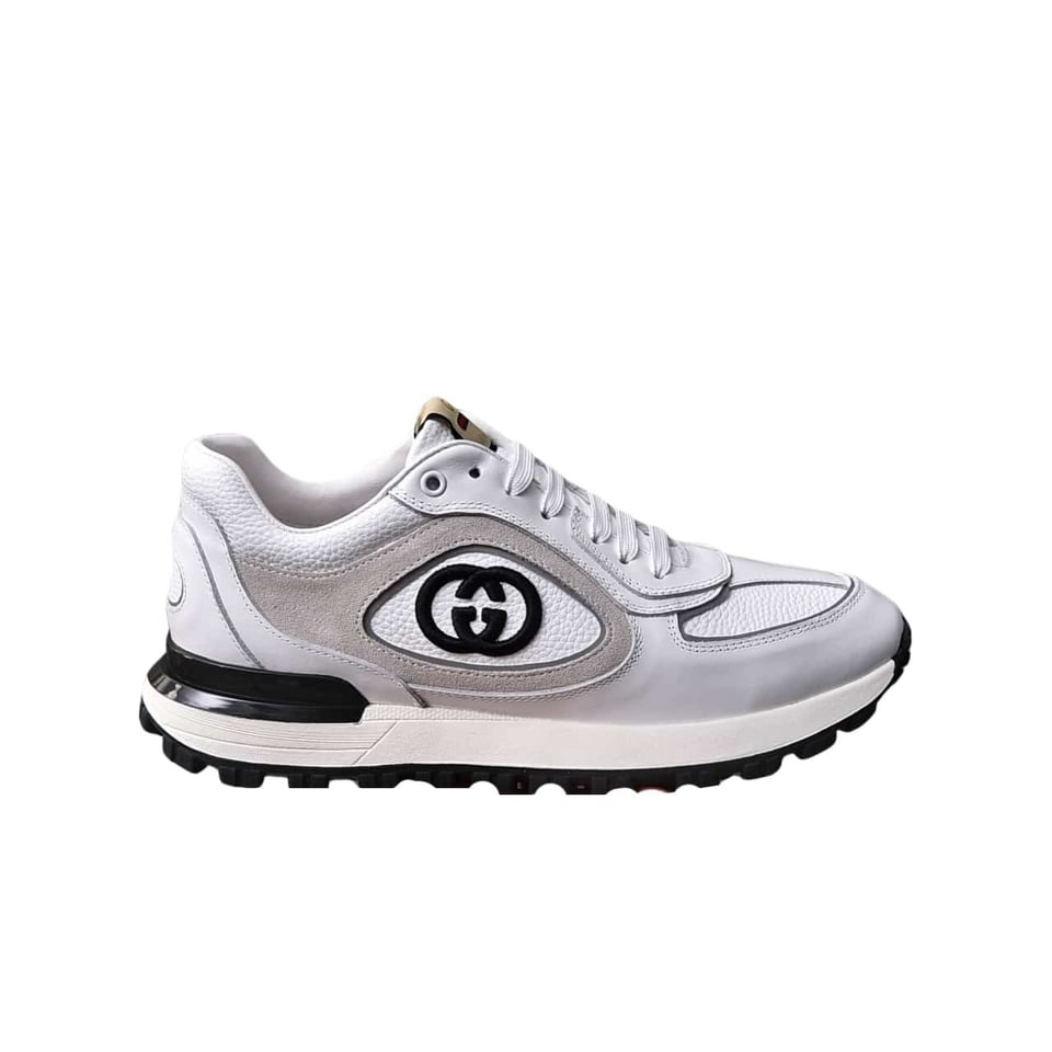 Gucci Double G Men’S Run Sneaker Beige view 2
