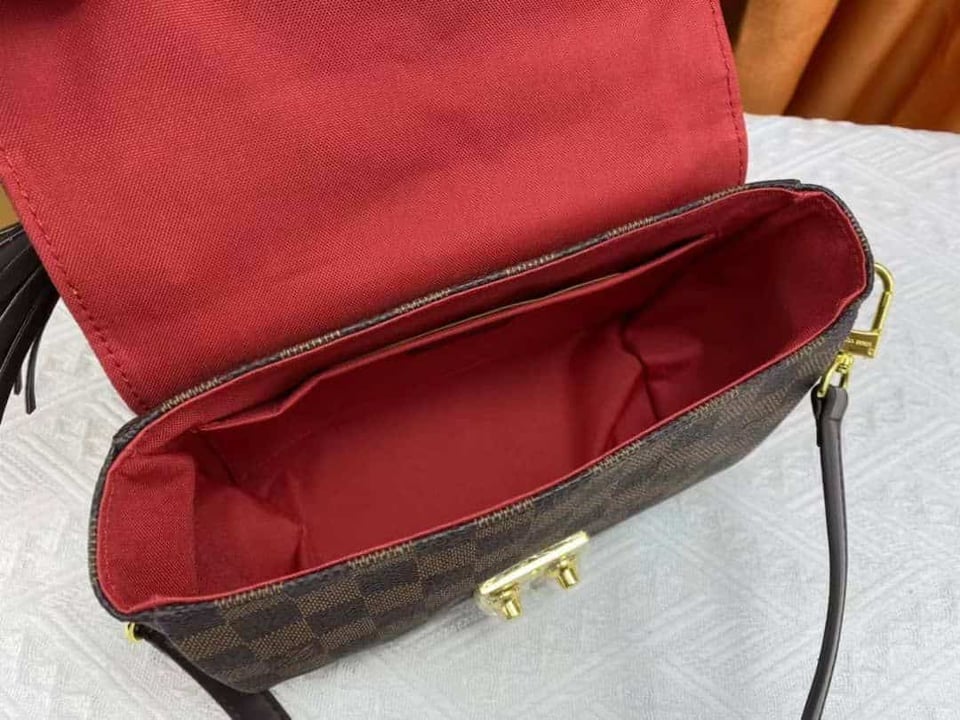 Louis Vuitton Damier Ebene Croisette 25Cm N53000 view 9