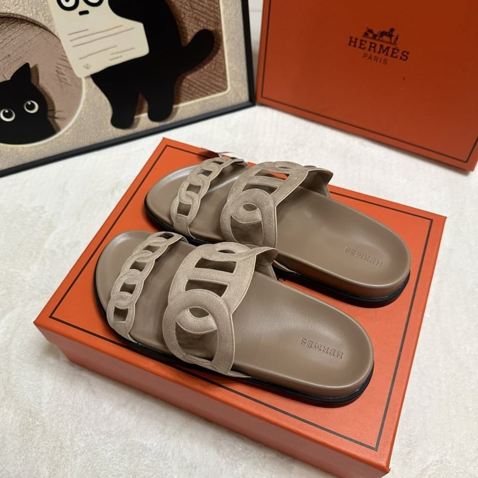 Hermes Extra Sandal Beige Argile view 4