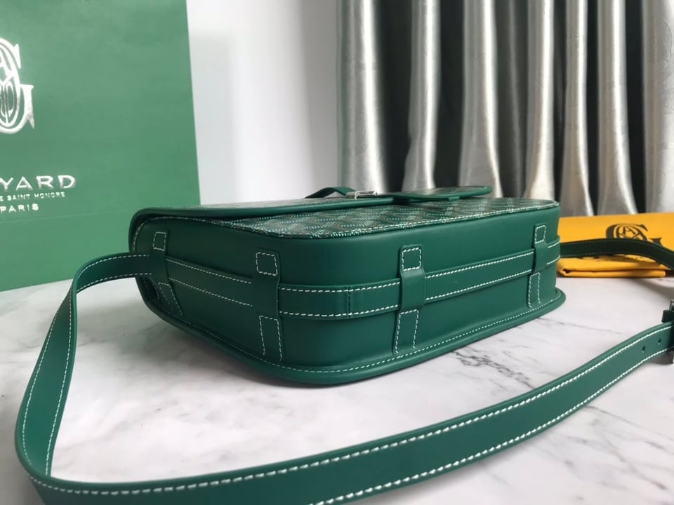 Goyard Belvedere Mm Bag 28Cm Green Canvas view 6